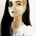 Cadaveria herself. Drawing by Lorelei_ether (Anna)