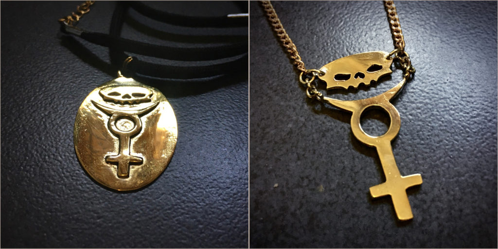 Cadaveria Pendant and Necklace